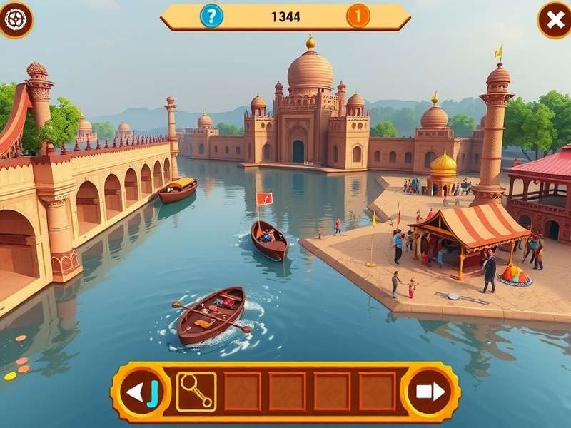 Divine Ganges Trek puzzle solving interface